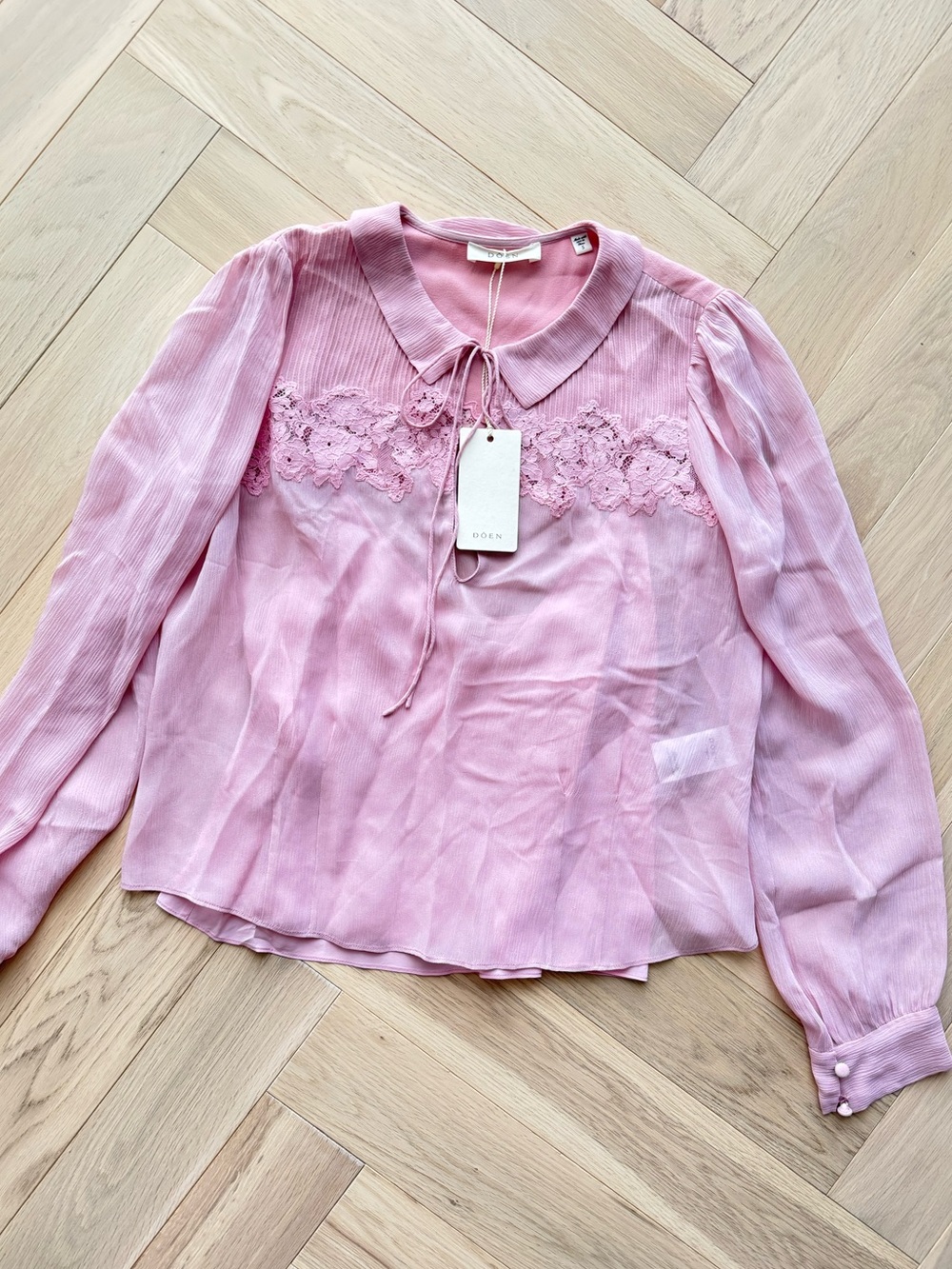Doen Liora Top - Pink Hydrangea